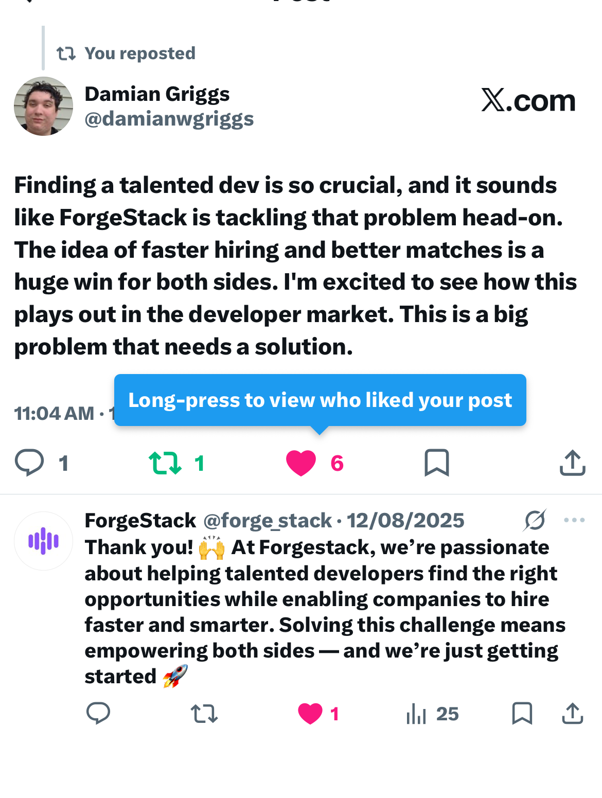 Forgestack — Connecting Designers & Developers with Businesses
